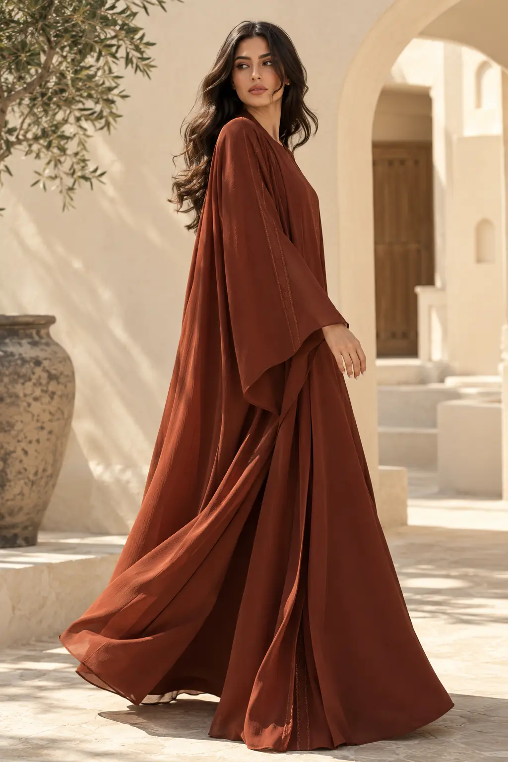 Contemporary abaya fashion